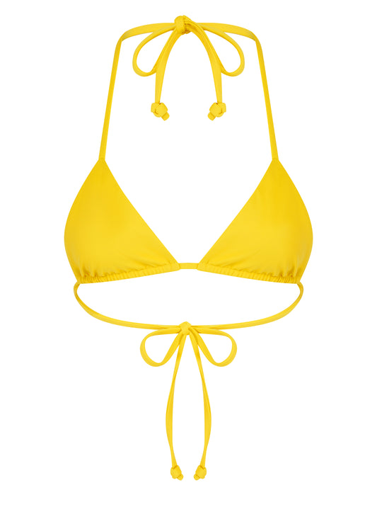 solden bikini top in limoncillo